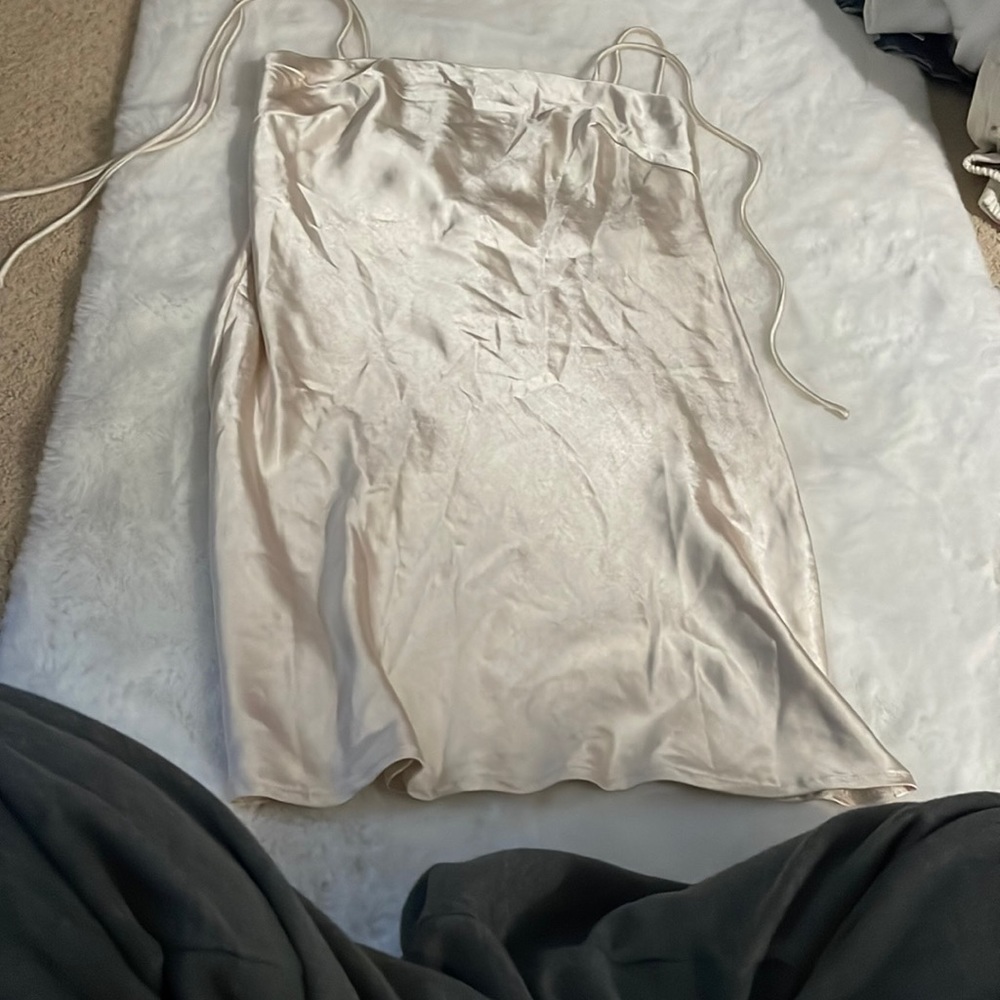 Silk mini dress